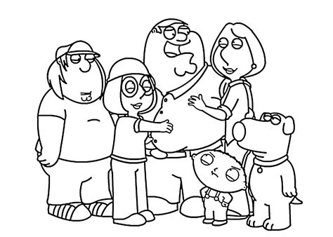 family guy coloring pages|Family Guy Coloring Pages (Free Printable PDF)